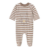 Mayoral Tutina Bicolore con Fantasia A Righe per Neonato 1709XXU BIANCO/BEIGE MAYORAL 