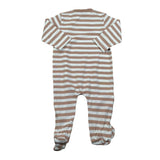 Mayoral Tutina Bicolore con Fantasia A Righe per Neonato 1709XXU BIANCO/BEIGE MAYORAL 