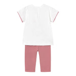 Mayoral Completo 2 Pezzi T-Shirt-Leggins per Neonata 173669 BIANCO MAYORAL 