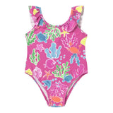 Mayoral Costume Intero tinta unita con Stampa Fuxia per Bambino 1742JXX FUXIA MAYORAL 