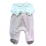 Mayoral Tutina Manica Lunga Bicolore per Neonata 175157 BIANCO/ROSA MAYORAL 