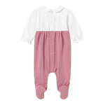 Mayoral Tutina Manica Lunga Bicolore per Neonata 1751X BIANCO/ROSA MAYORAL 