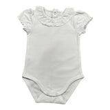 Mayoral Body Mezza Manica Tinta Unita con Colletto per Neonata 1757 BIANCO MAYORAL 