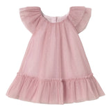 Mayoral Abito Giromanica Tinta Unita con Tulle per Neonata 1850XX ROSA MAYORAL 