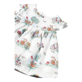 Mayoral Set Abito Mezza Manica Tinta Unita con Culotte per Neonata 1869 BIANCO MAYORAL 