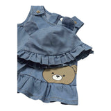Mayoral Set Abito In Denim-Cappello Blu per Neonata 1871X BLU MAYORAL 