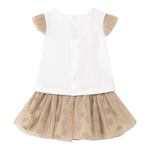 Mayoral Completo 2 Pezzi Canotte-Gonna per Neonata 1874 BIANCO MAYORAL 