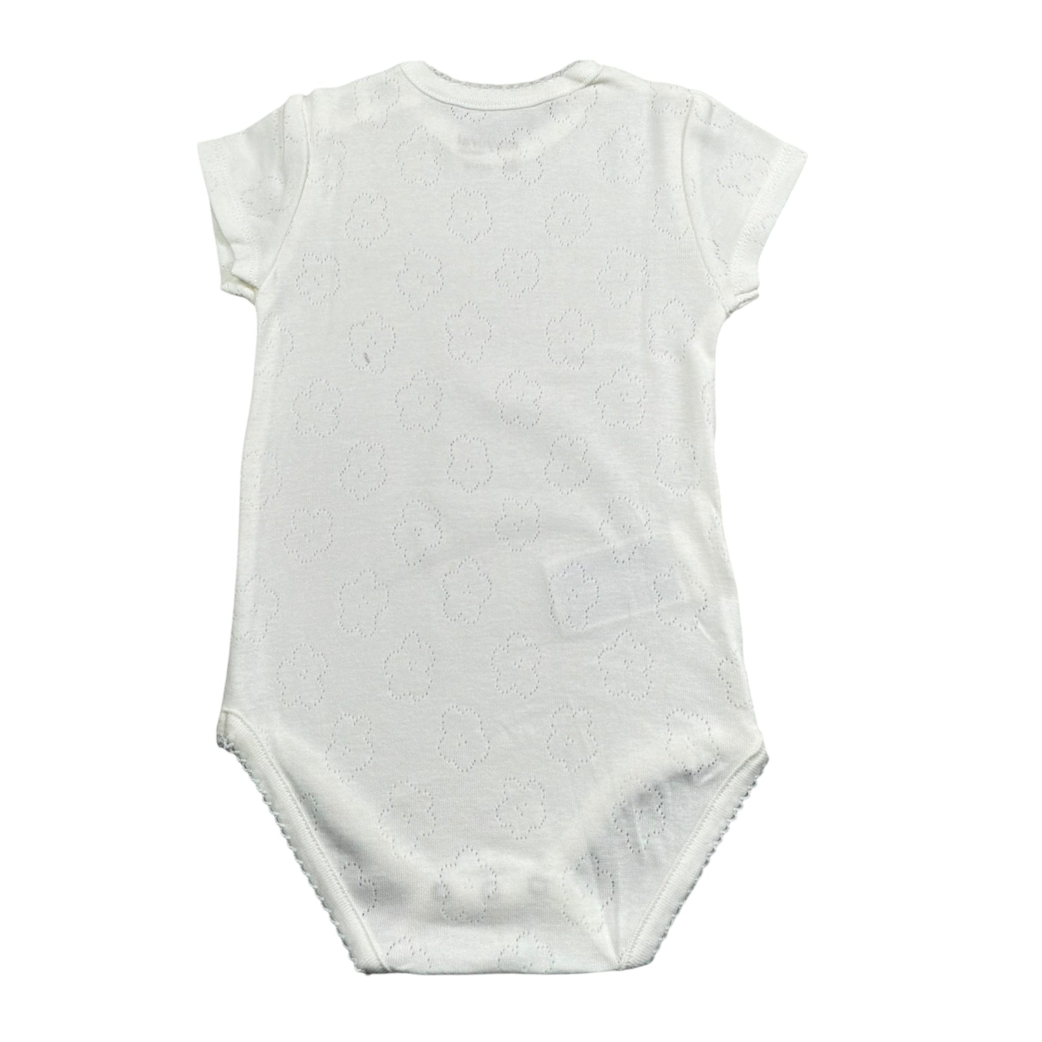 Mayoral Body Tinta Unita Mezza Manica per Neonata 191 BIANCO MAYORAL 