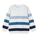 Mayoral Maglia Girocollo Tinta Unita con Fantasia A Righe per Bambino 2266 BIANCO MAYORAL 