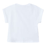 Mayoral T-Shirt Girocollo Tinta Unita per Bambina 3006 BIANCO MAYORAL 