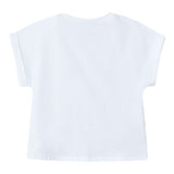 Mayoral T-Shirt Girocollo Tinta Unita per Bambina 3006 BIANCO MAYORAL 