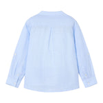 Mayoral Camicia con Colletto Coreano Tinta Unita per Bambino 3119 AZZURRO MAYORAL 