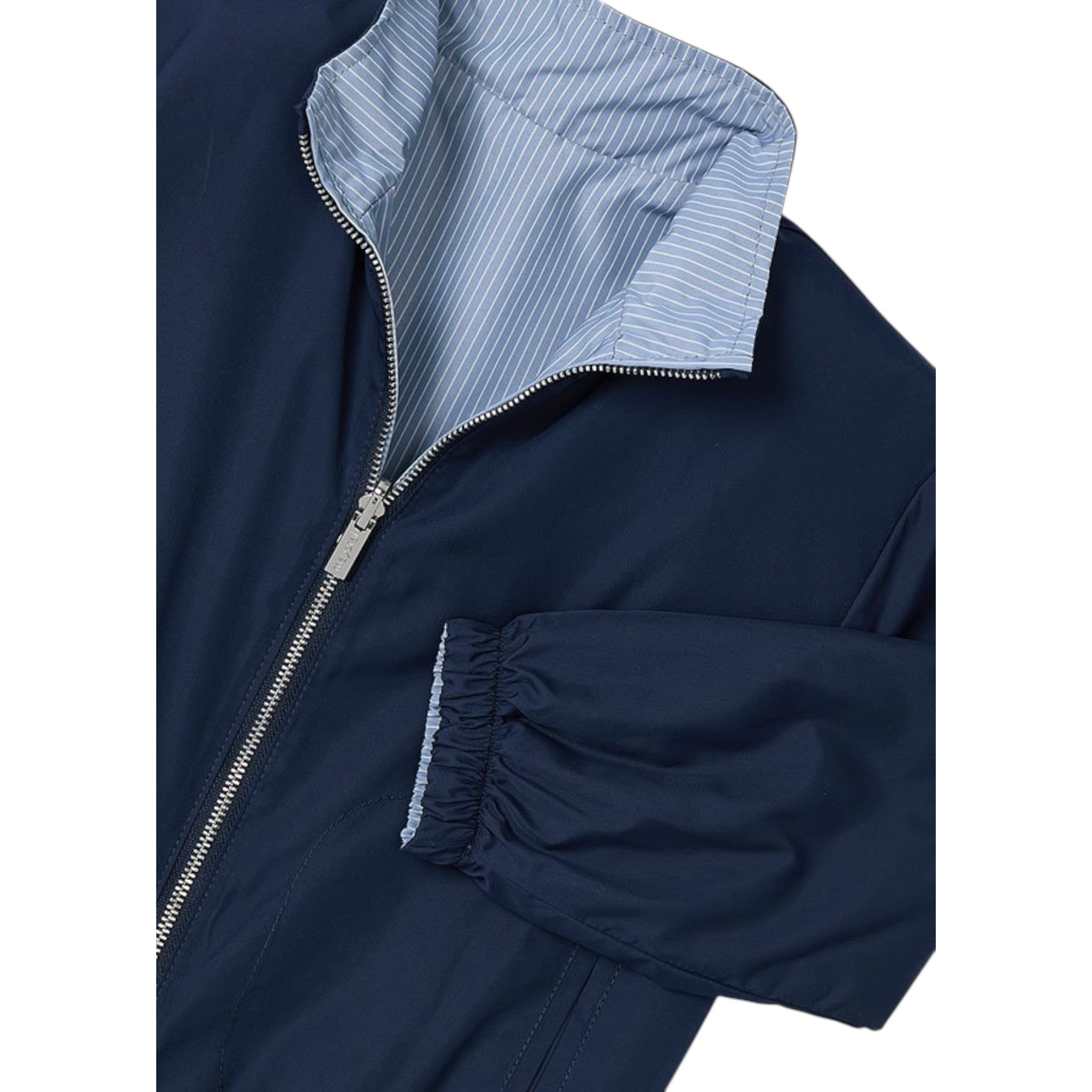 Mayoral Giubbino Reversibile con Zip E Cappuccio per Bambino 3430 BLU MAYORAL 