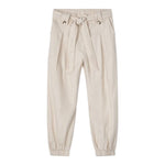 Mayoral Pantalone tinta unita con Elastico In Vita Beige per Bambina 3556X BEIGE MAYORAL 