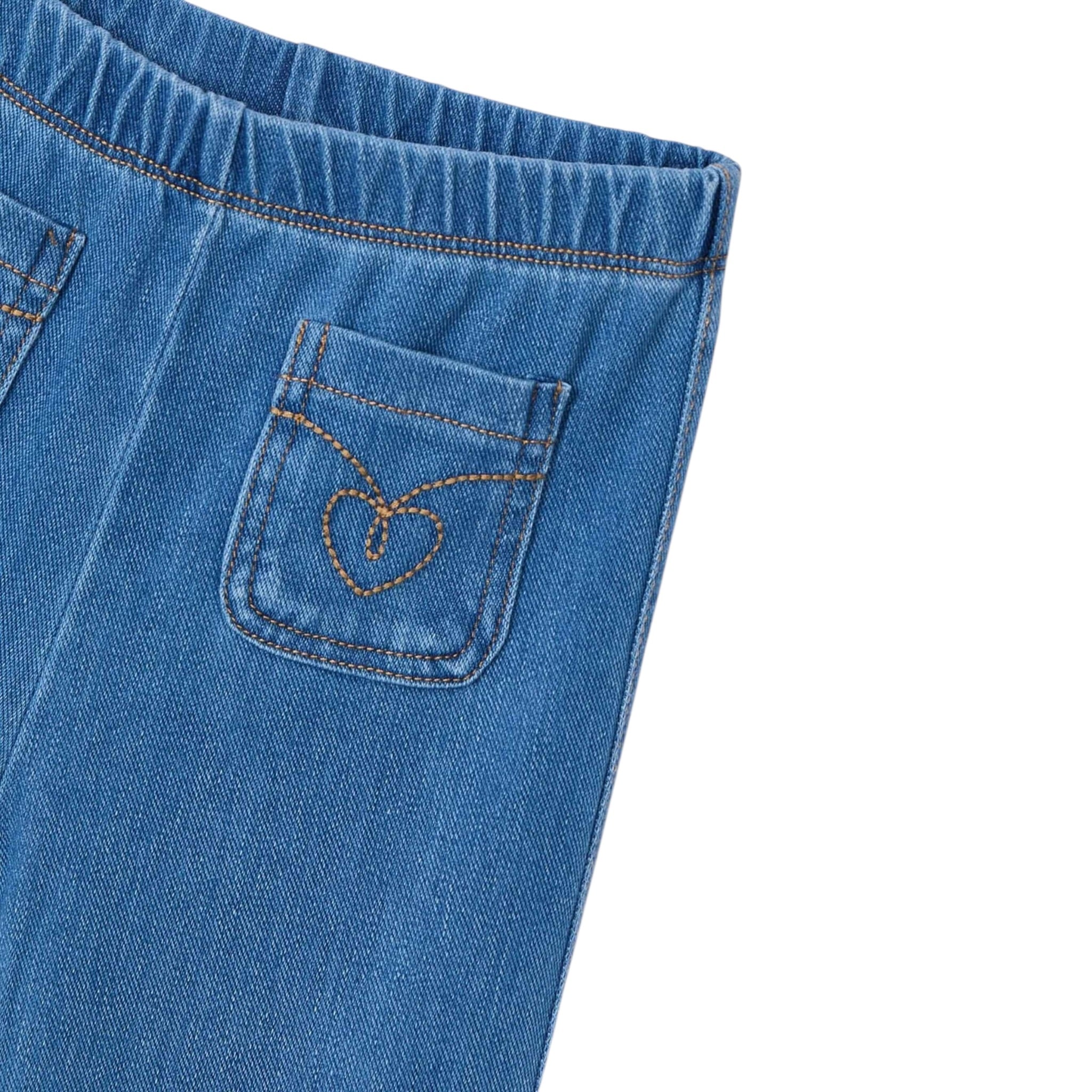 Mayoral Leggins Effetto Jeans Tinta Unita per Bambina 3702 AZZURRO MAYORAL 
