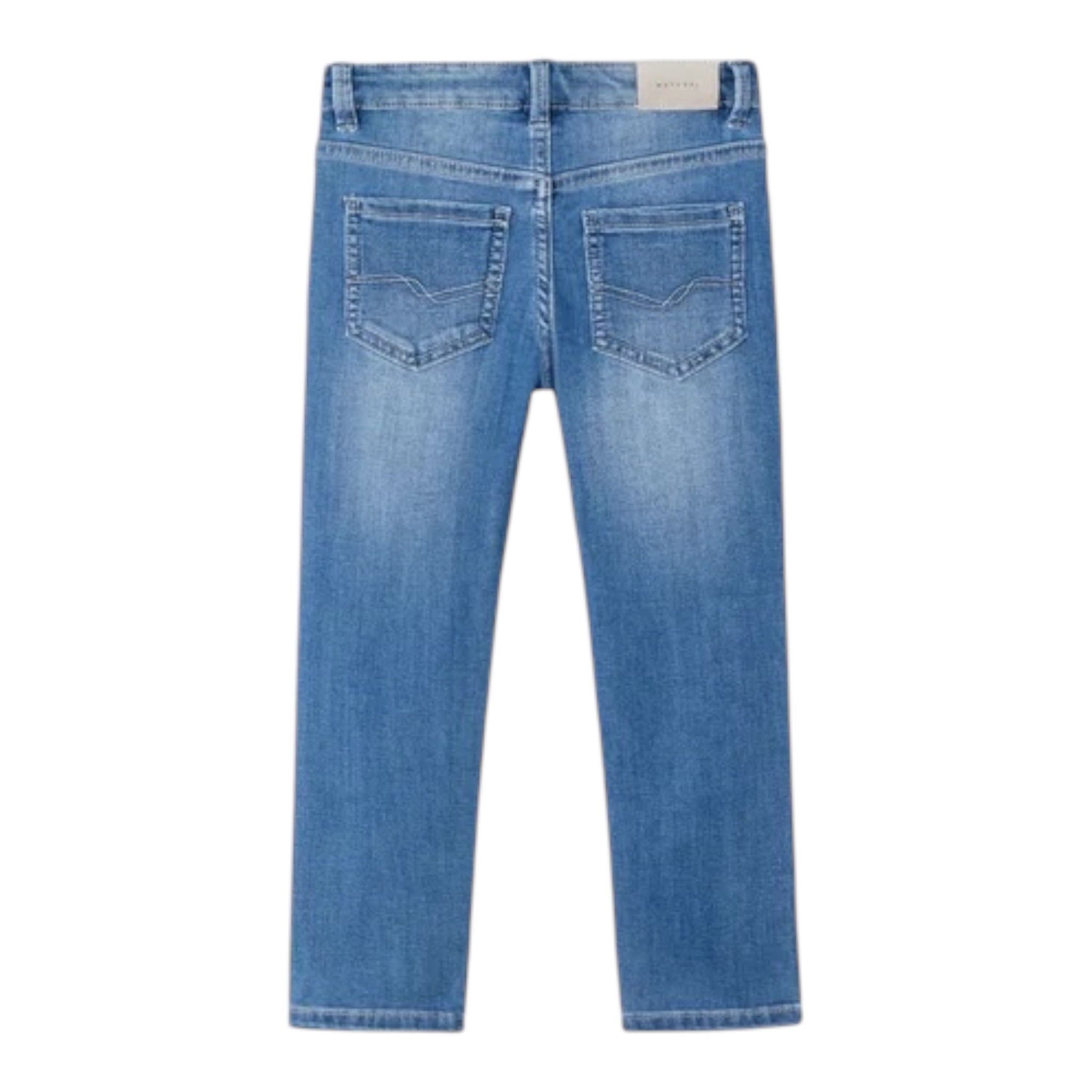 Mayoral Jeans Tinta Unita con Girovita Regolabile per Bambino 5515 BLU MAYORAL 