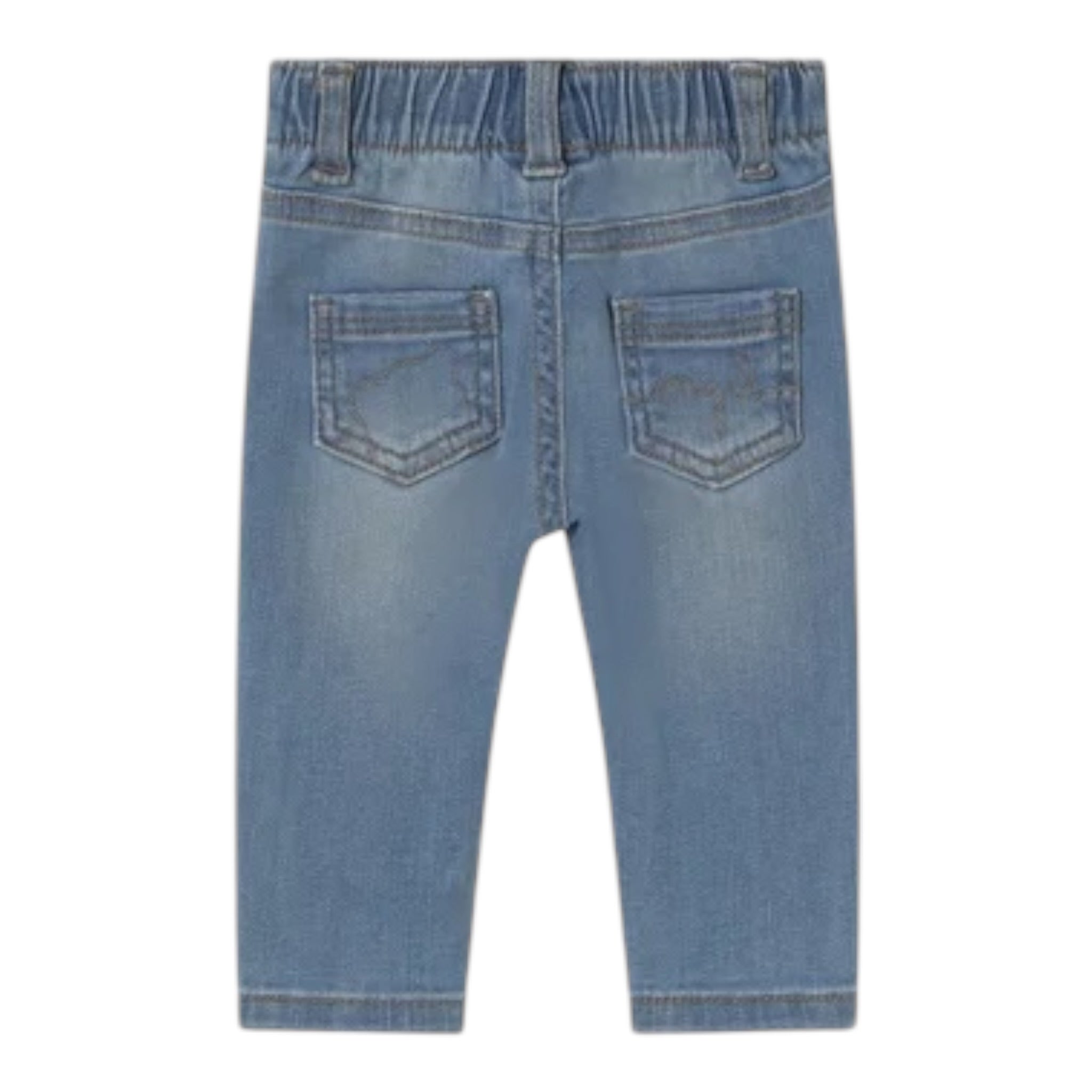 Mayoral Jeans Tinta Unita con Elastico In Vita per Neonato 596 AZZURRO MAYORAL 