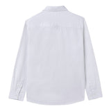 Mayoral Camicia Manica Lunga tinta unita Bianco/Verde per Bambino 6142 BIANCO/VERDE MAYORAL 