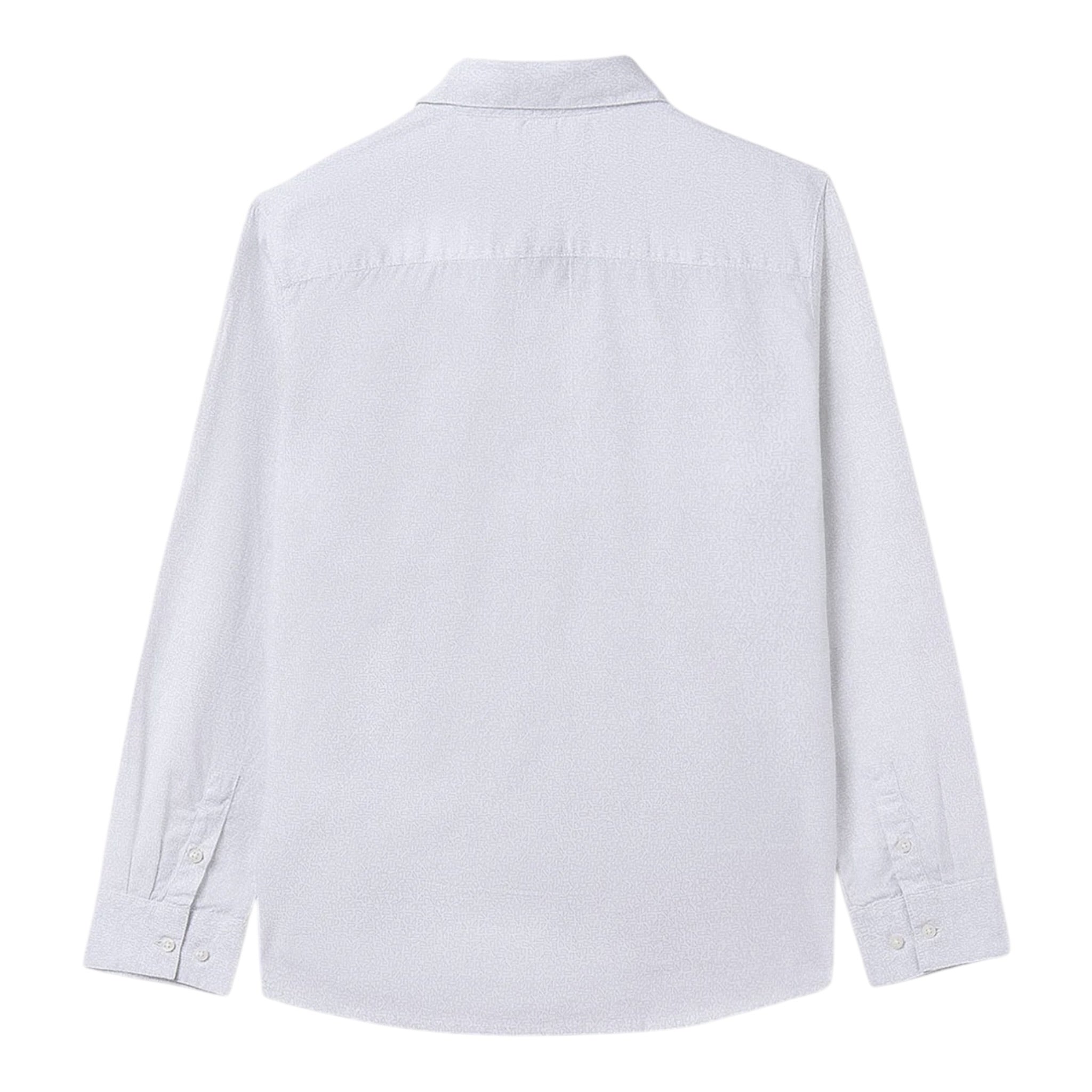 Mayoral Camicia Manica Lunga tinta unita Bianco/Verde per Bambino 6142 BIANCO/VERDE MAYORAL 