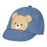 Mayoral Cappello Tinta Unita con Visiera E Stampa Orso per Neonato 9885X BLU MAYORAL 