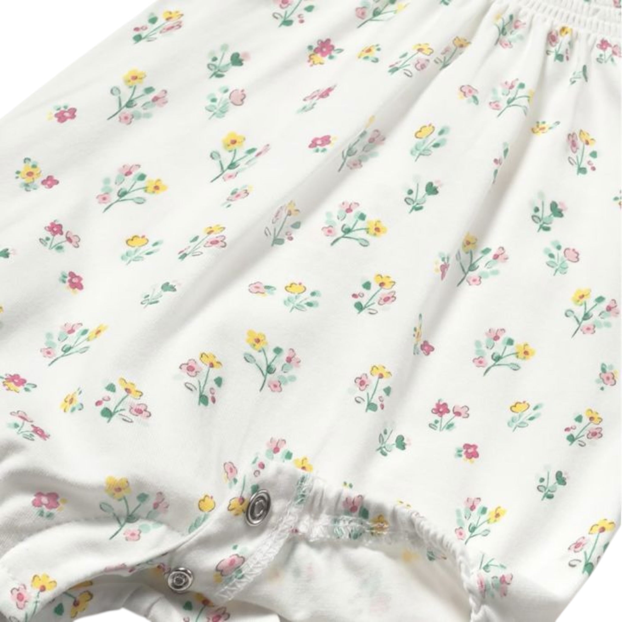 Mayoral Pagliaccetto Tinta Unita con Fantasia Fiori per Neonata JEJJ BIANCO MAYORAL 