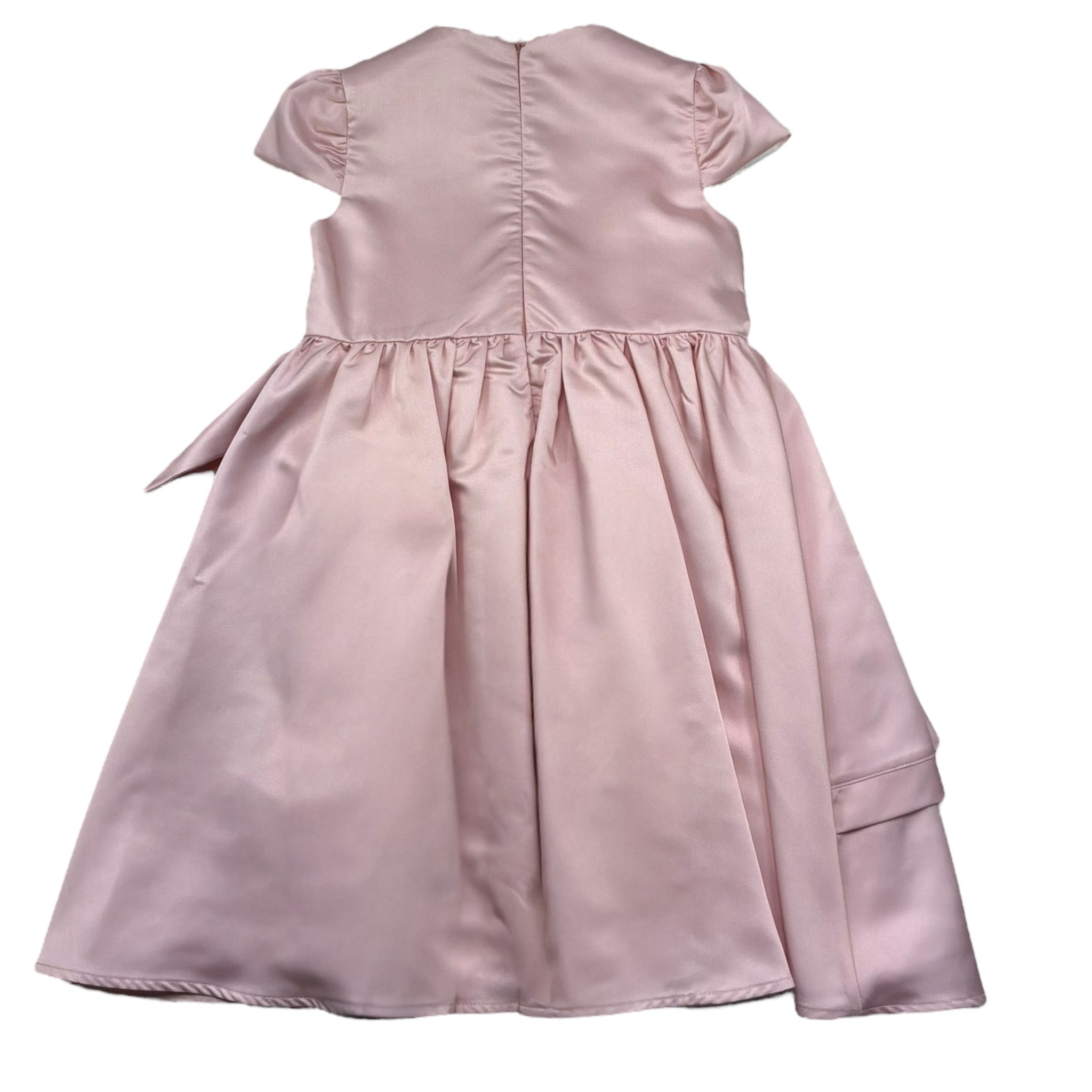 Meilisa Bai Abito Cerimonia Tinta Unita Mezza Manica per Bambina FL6268 ROSA MEILISA BAI 