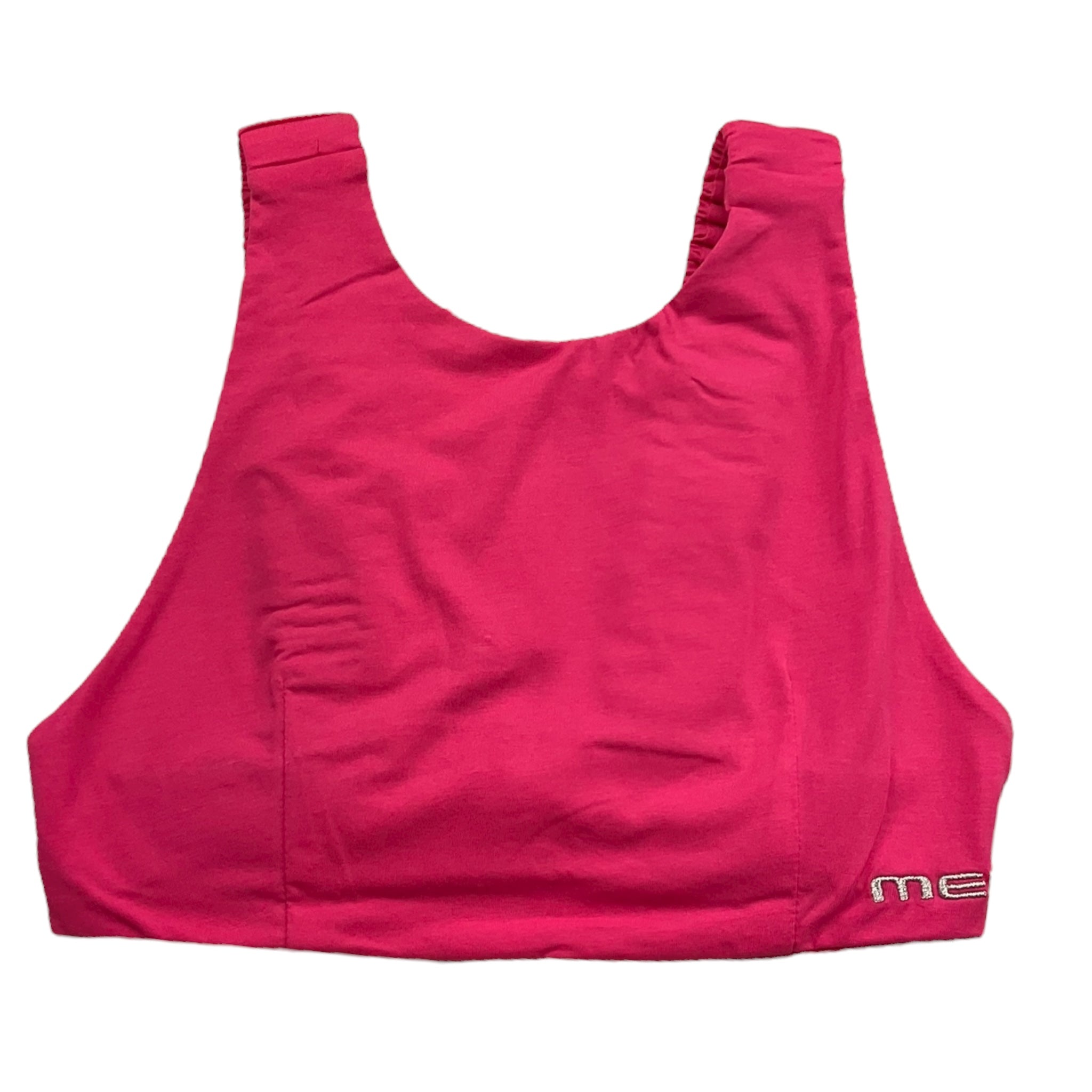 Met Top Tinta Unita con Elastico per Bambina ME162 FUXIA MET 