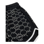 Met Short Tinta Unita con Brillantini per Bambina ME244 NERO MET 