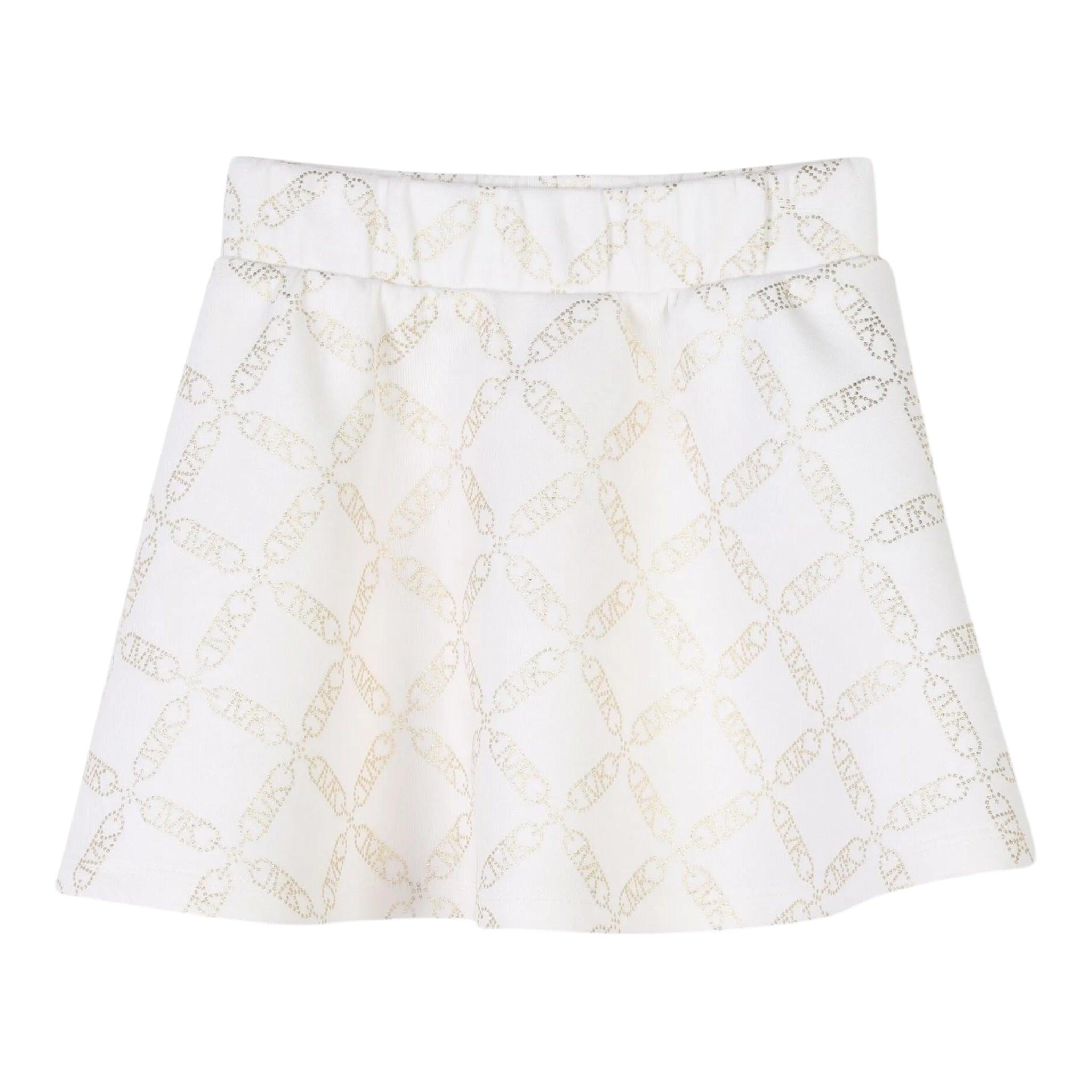 Michael Kors Completo 2 Pezzi Felpa-Gonna tinta unita Panna per Neonata R30306 PANNA MICHAEL KORS 