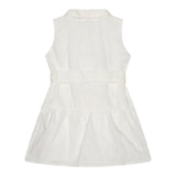 Michael Kors Abito Giromanica Tinta Unita con Ricami per Neonata R30309 BIANCO MICHAEL KORS 