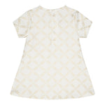 Michael Kors Abito Mezza Manica Girocollo Logato Panna per Bambina R30311JXX PANNA MICHAEL KORS 