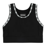 Michael Kors Top Tinta Unita con Contrasti per Bambina R30323X NERO MICHAEL KORS 