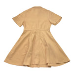 Michael Kors Abito Mezza Manica con Bottoni per Bambina R30347 BEIGE MICHAEL KORS 