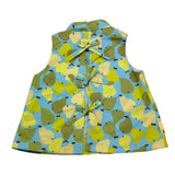 Mimisol Camicia Giromanica Tinta Unita con Stampa pera per Bambina MFCA088 AZZURRO MIMISOL 