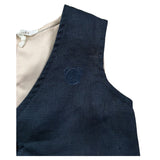 Mini Banda Gilet Tinta Unita per Neonato 326900 BLU MINI BANDA 
