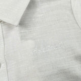 Mini Banda Camicia Mezza Manica Tinta Unita per Neonato 3B604 BIANCO MINI BANDA 