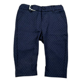 Mini Banda Pantalone Tinta Unita con Elastico In Vita per Neonato 3B622X BLU MINI BANDA 