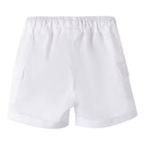 Mini Banda Bermuda tinta unita con Elastico In Vita Bianco per Neonato 3B629 BIANCO MINI BANDA 
