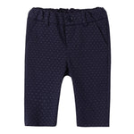 Minibanda Pantalone Tinta Unita con Elastico In Vita per Neonato 3B622 BLU MINIBANDA 