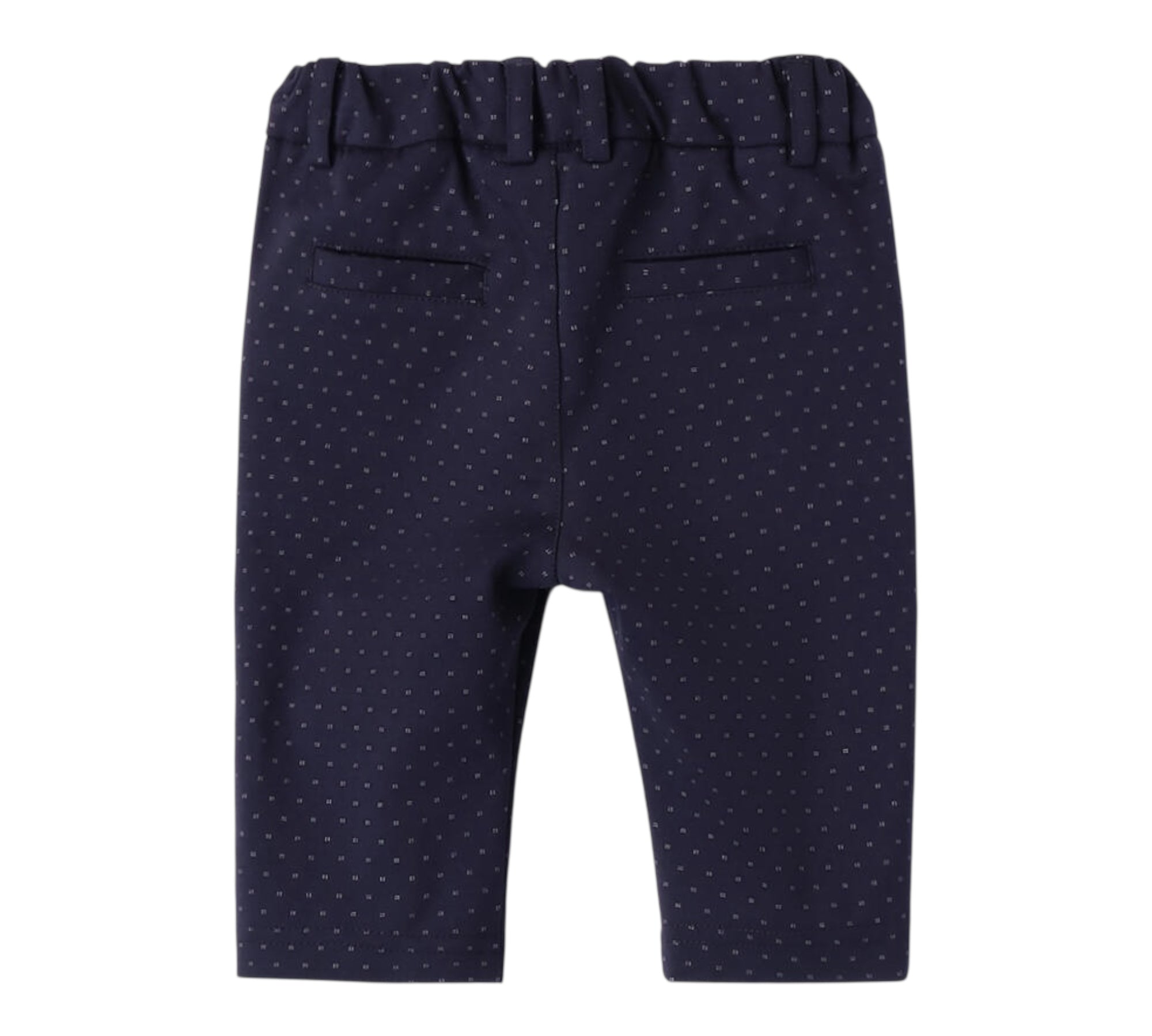 Minibanda Pantalone Tinta Unita con Elastico In Vita per Neonato 3B622 BLU MINIBANDA 