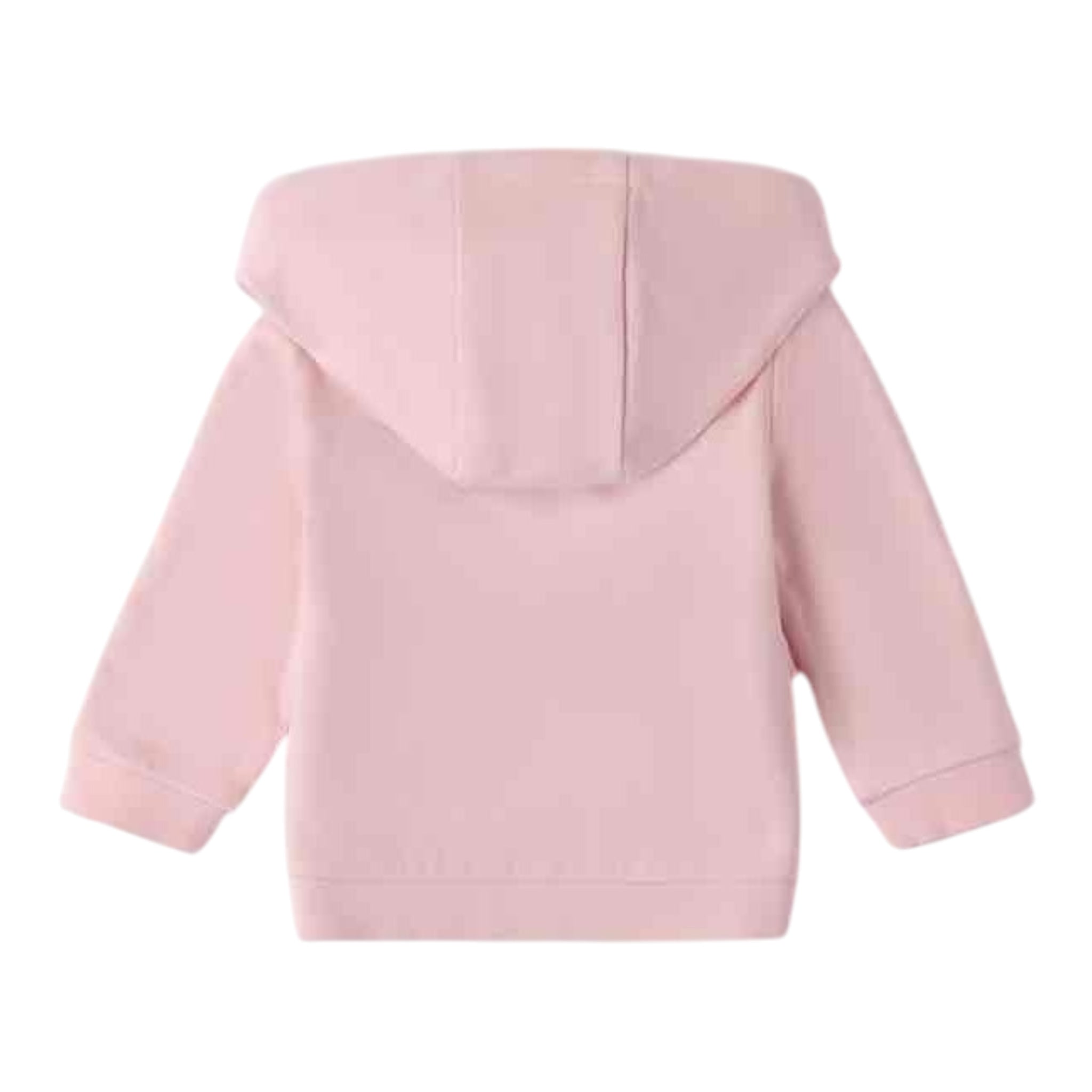 Minibanda Felpa Tinta Unita con Zip E Cappuccio per Neonata 3B707 ROSA MINIBANDA 