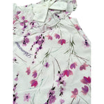 Miss Blumarine Pagliaccetto Tinta Unita con Stampa Fiori per Neonata IA4124 BIANCO MISS BLUMARINE 