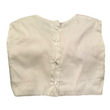 Miss Grant Top Giromanica Tinta Unita con Fiocco per Neonata MG1278 BIANCO MISS GRANT 
