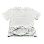 Miss Grant T-Shirt Girocollo tinta unita con Stampa Bianco per Bambina MG237J BIANCO MISS GRANT 
