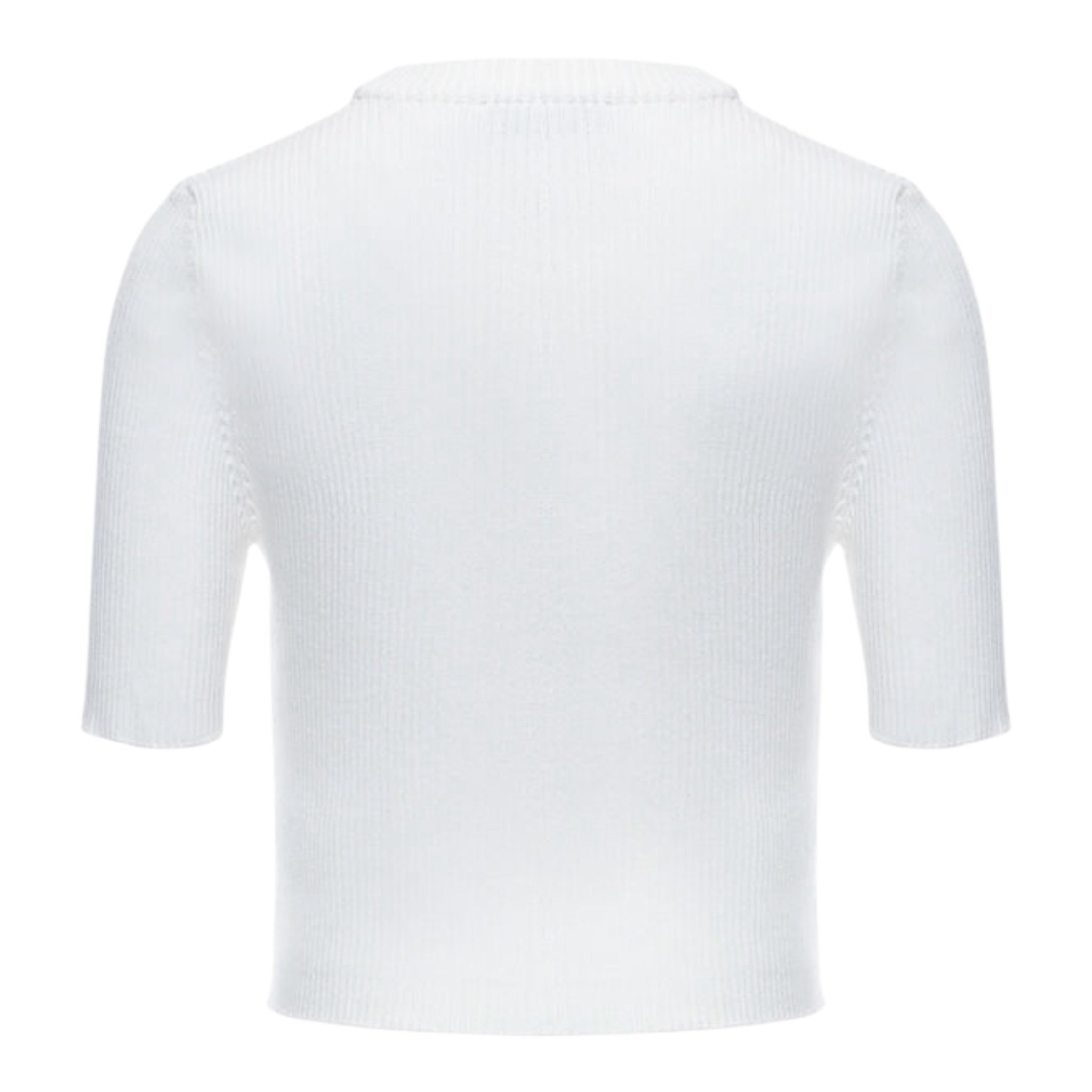 Missoni T-Shirt Tinta Unita con Stampa A Costine per Bambina MU9A41 PANNA MISSONI 