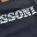 Missoni Felpa Tinta Unita Girocollo con Stampa per Bambina MV4P60 NERO MISSONI 