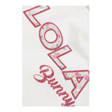 Monnalisa Canotta Girocollo Tinta Unita con Stampa per Bambina 113607AF BIANCO MONNALISA 