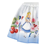 Monnalisa Gonna Tinta Unita con Fantasia Disney per Bambina 11E707 BIANCO MONNALISA 