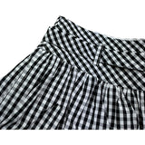 Monnalisa Short Fantasia Quadretti Bicolore per Bambina 177404 BIANCO/NERO MONNALISA 
