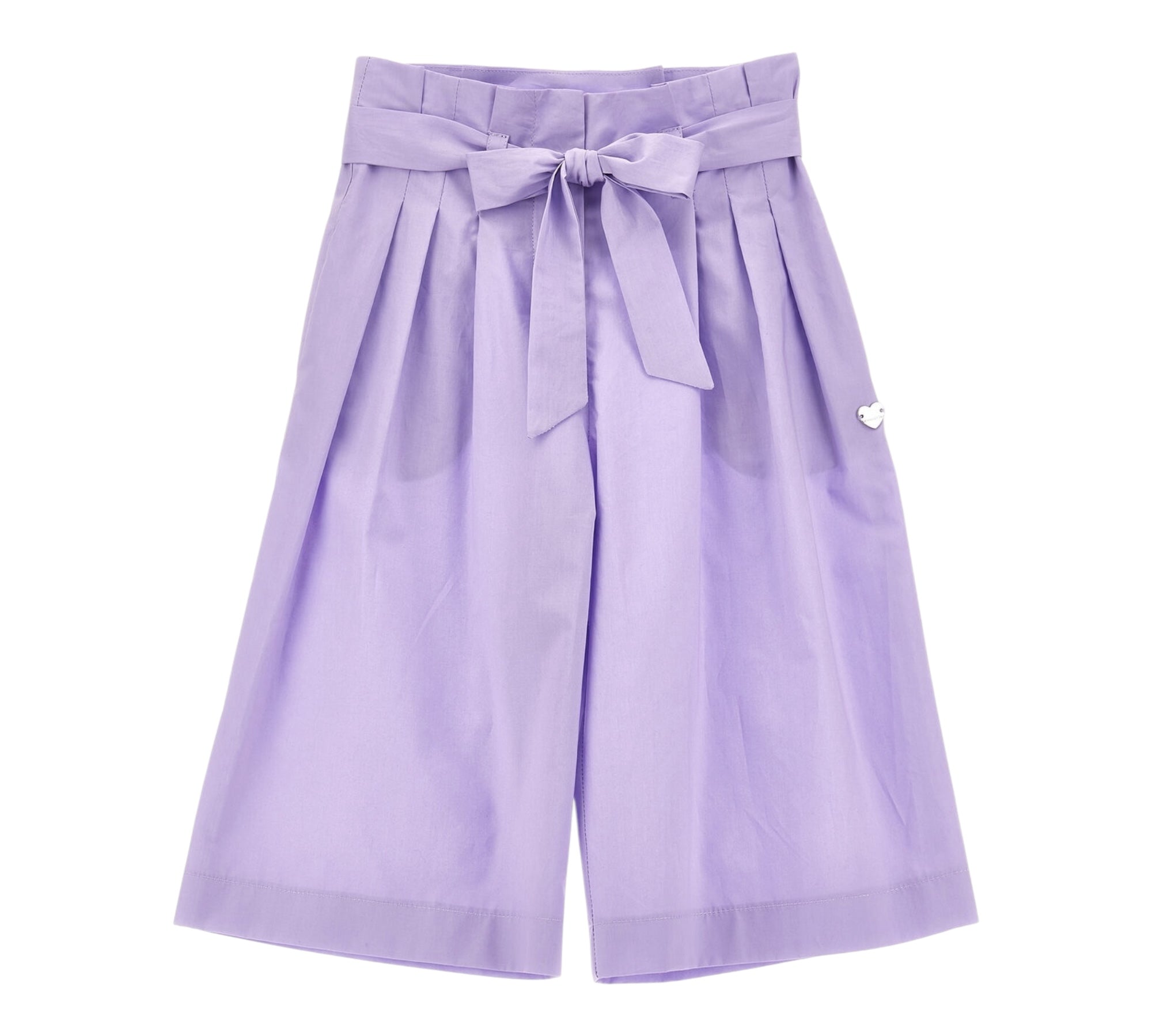 Monnalisa Pantalone Tinta Unita Modello Palazzo per Bambina 17C407 LILLA MONNALISA 